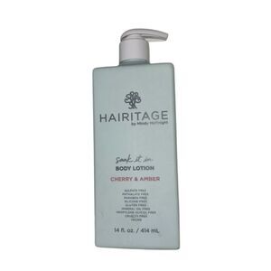 Hairitage Mindy McKnight Soak It In Body Lotion Cherry & Amber 14oz